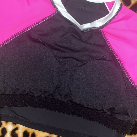 “SURF BABE” Swim crop shirt MED - Picture 3 of 5